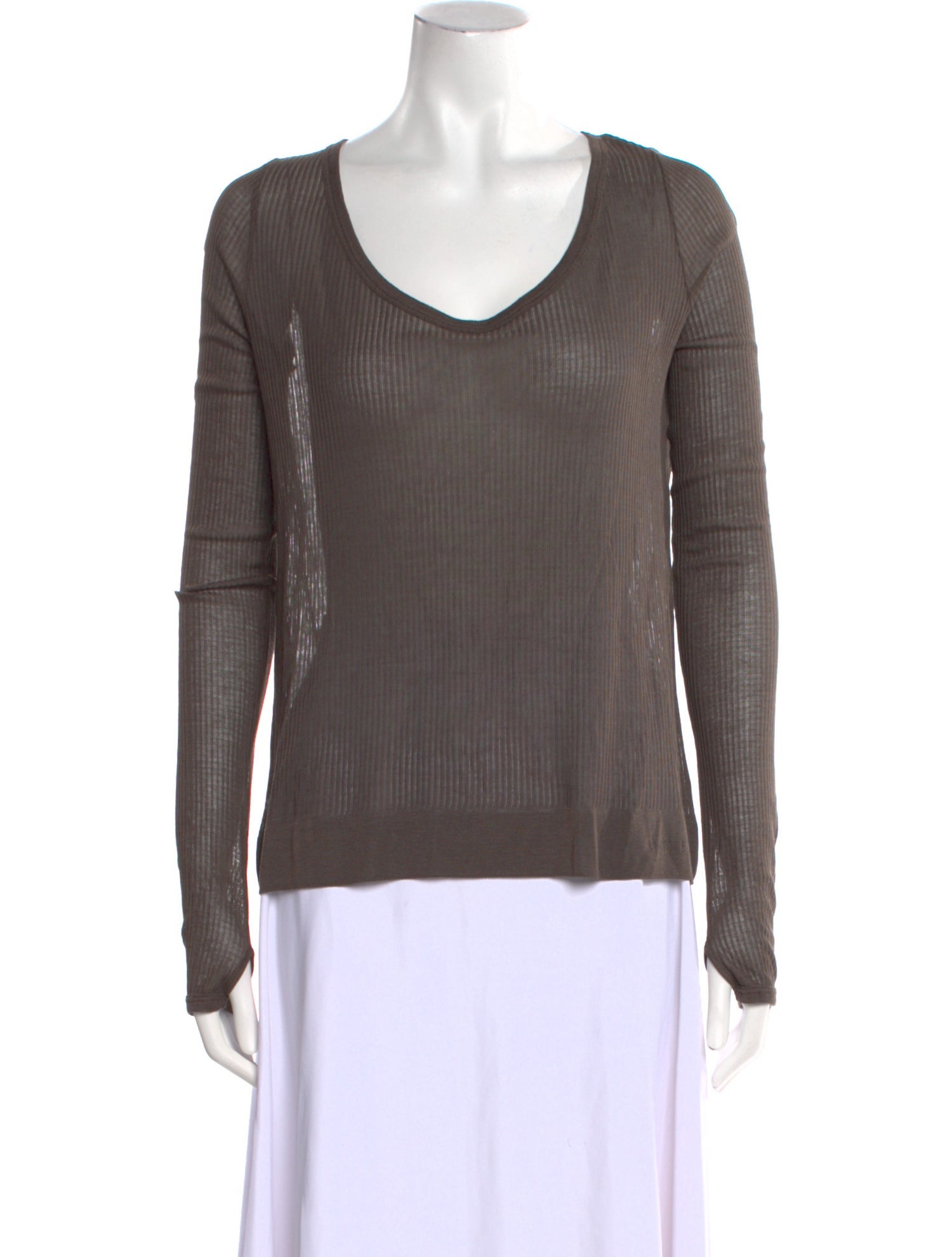 Lemaire Scoop Neck Long Sleeve Top w/ Tags
