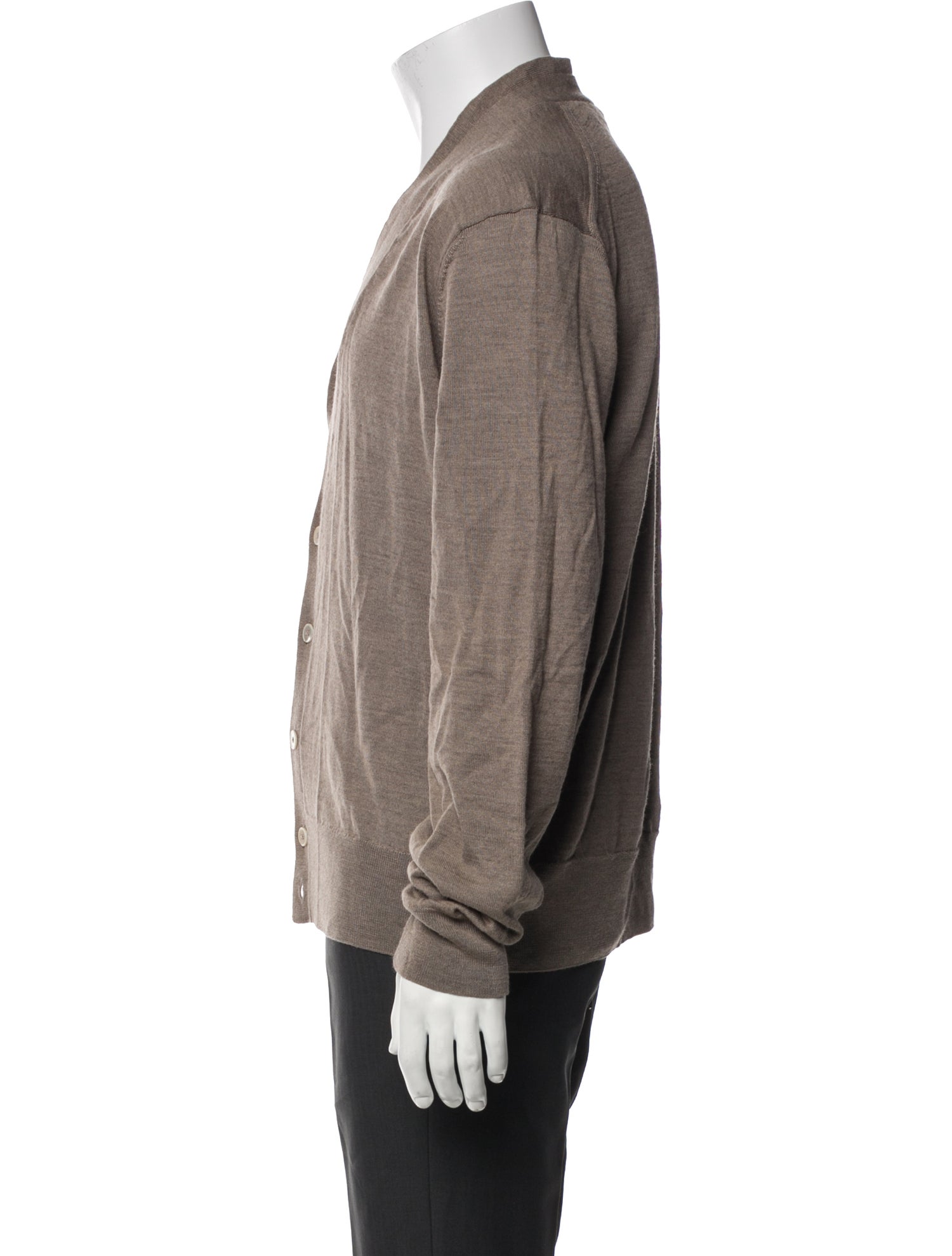 Lemaire V-Neck Long Sleeve Cardigan