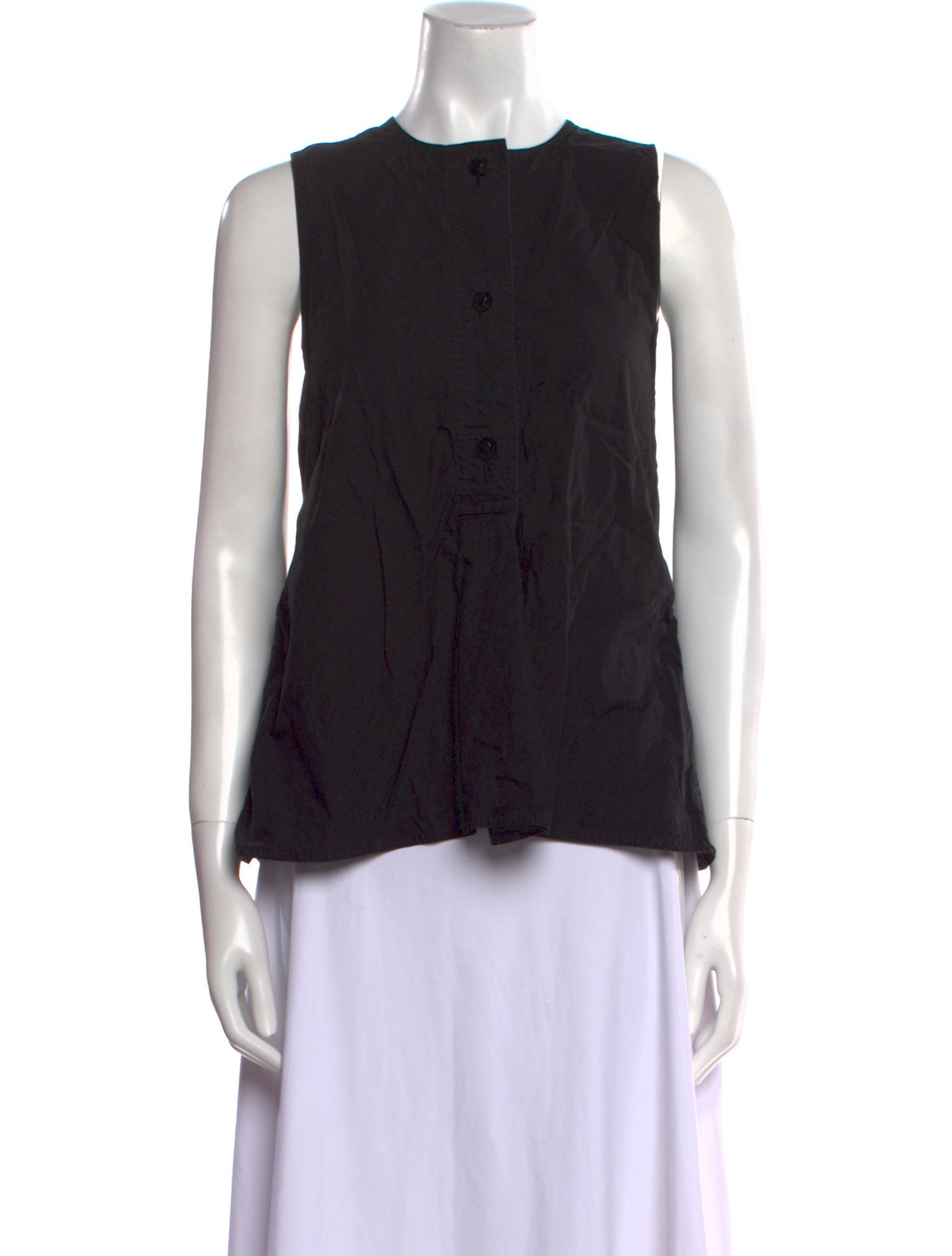 Lemaire Crew Neck Sleeveless Top