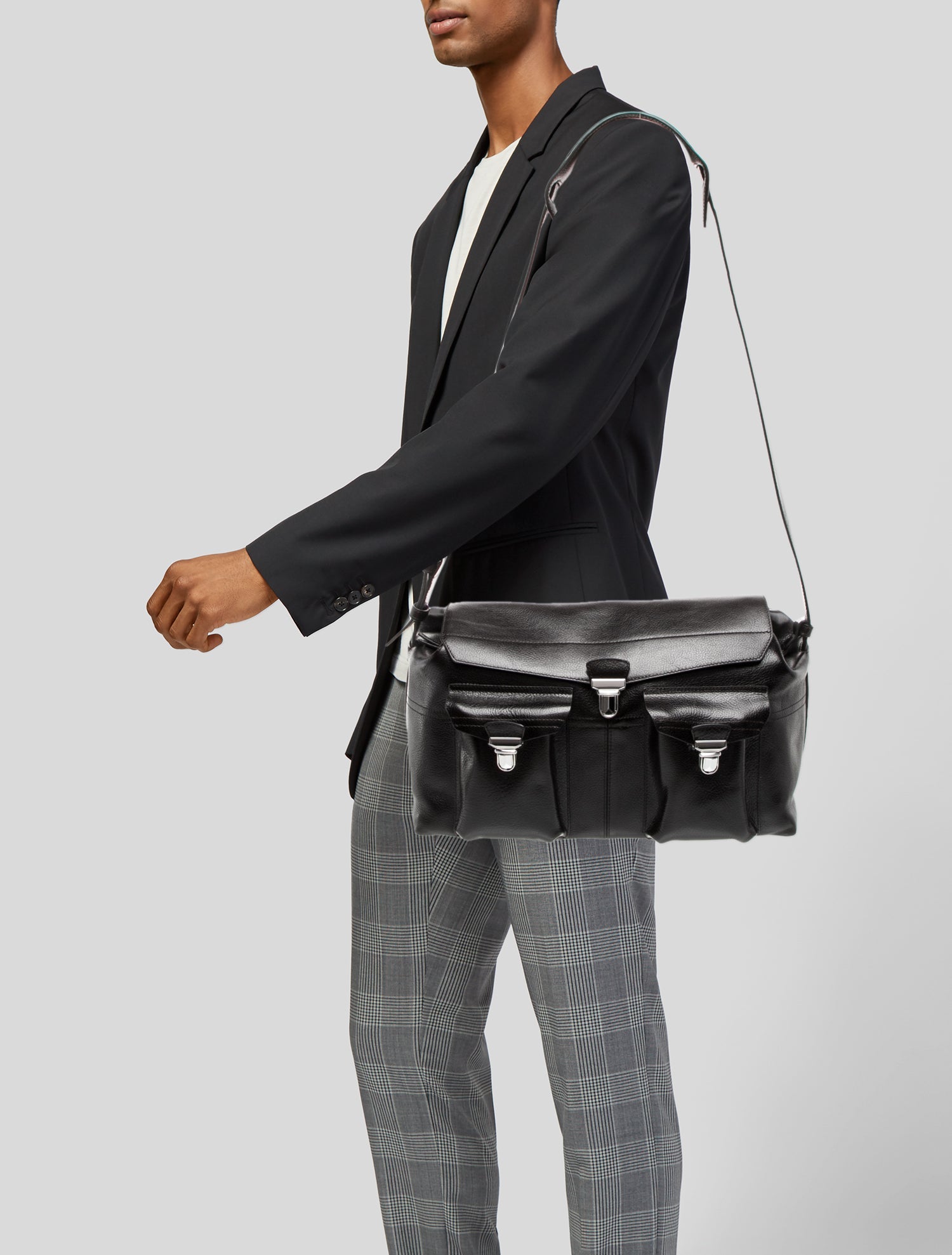 Lemaire Leather Shoulder Bag Large w/ Tags