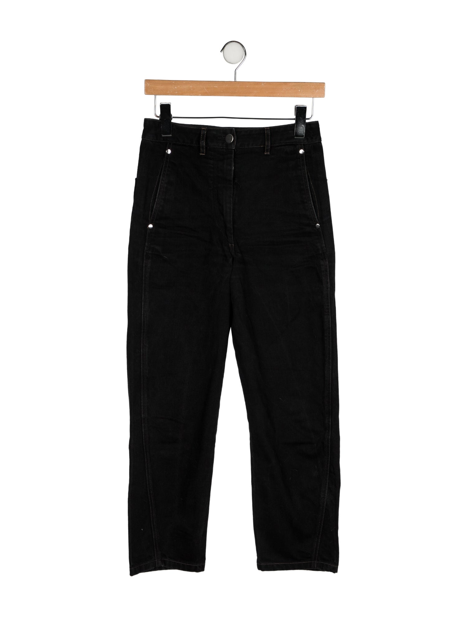 Lemaire High-Rise Straight Leg Jeans