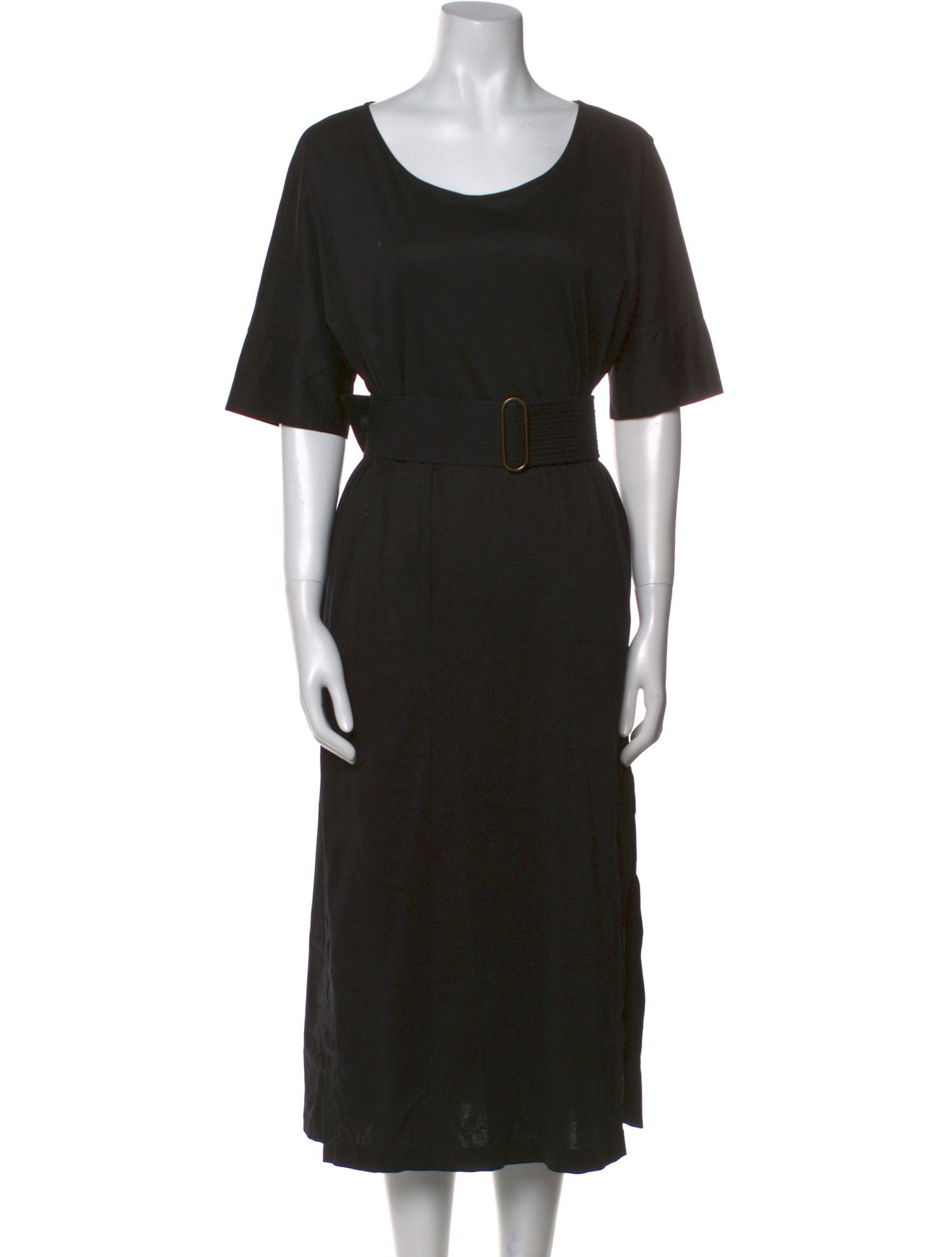 Lemaire Scoop Neck Midi Length Dress