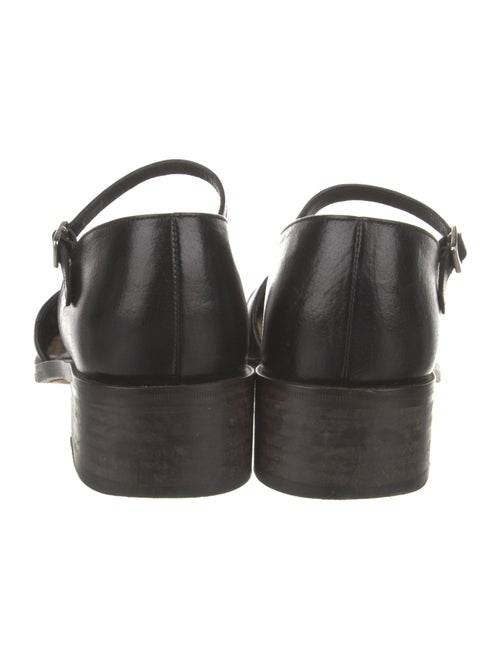 Lemaire Leather Cutout Accent D'Orsay Flats