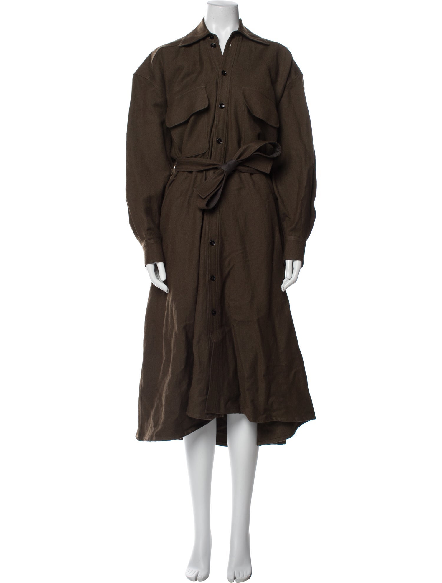 Lemaire Linen Midi Length Dress