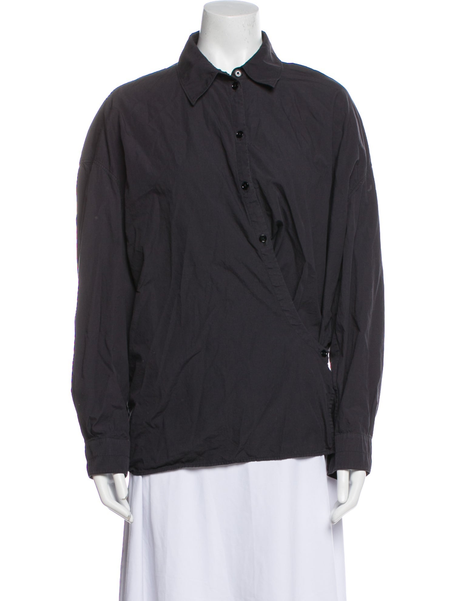 Lemaire Long Sleeve Button-Up Top