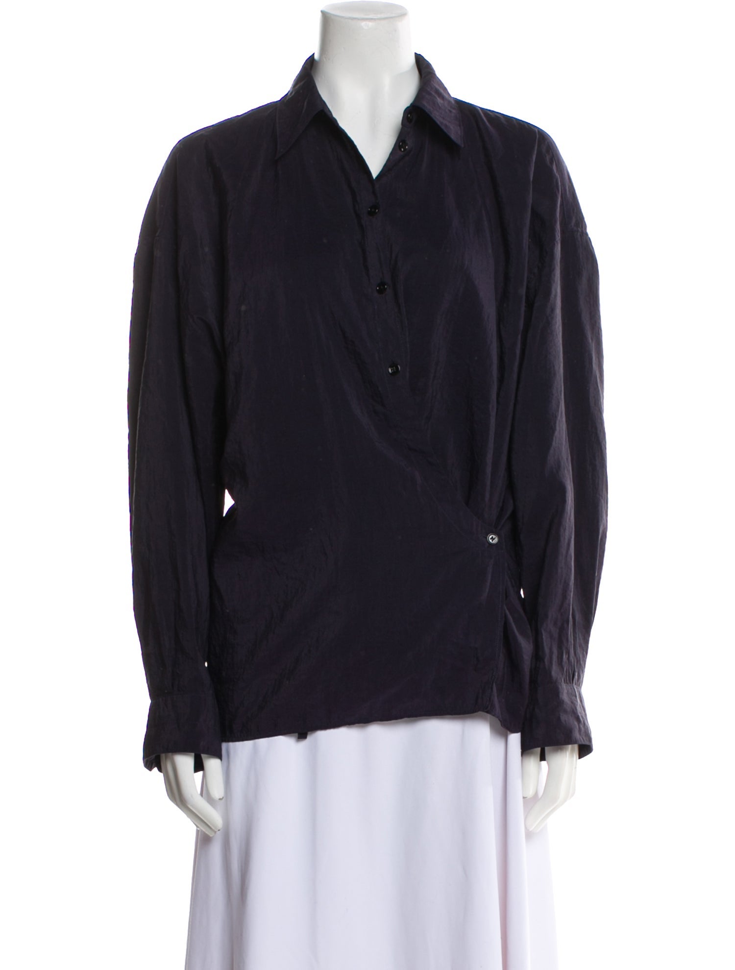 Lemaire Silk V-Neck Blouse