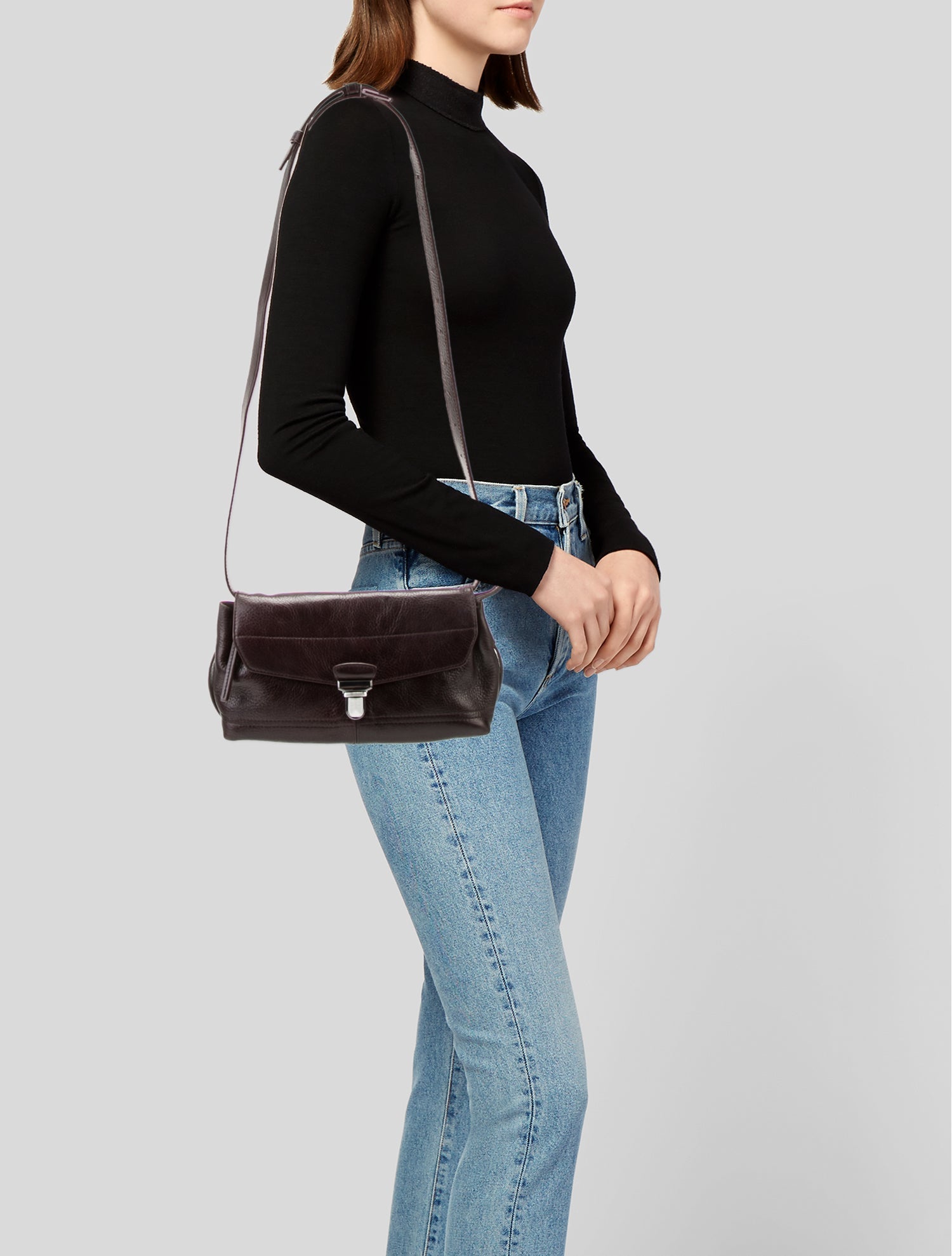 Lemaire Leather Messenger Bag