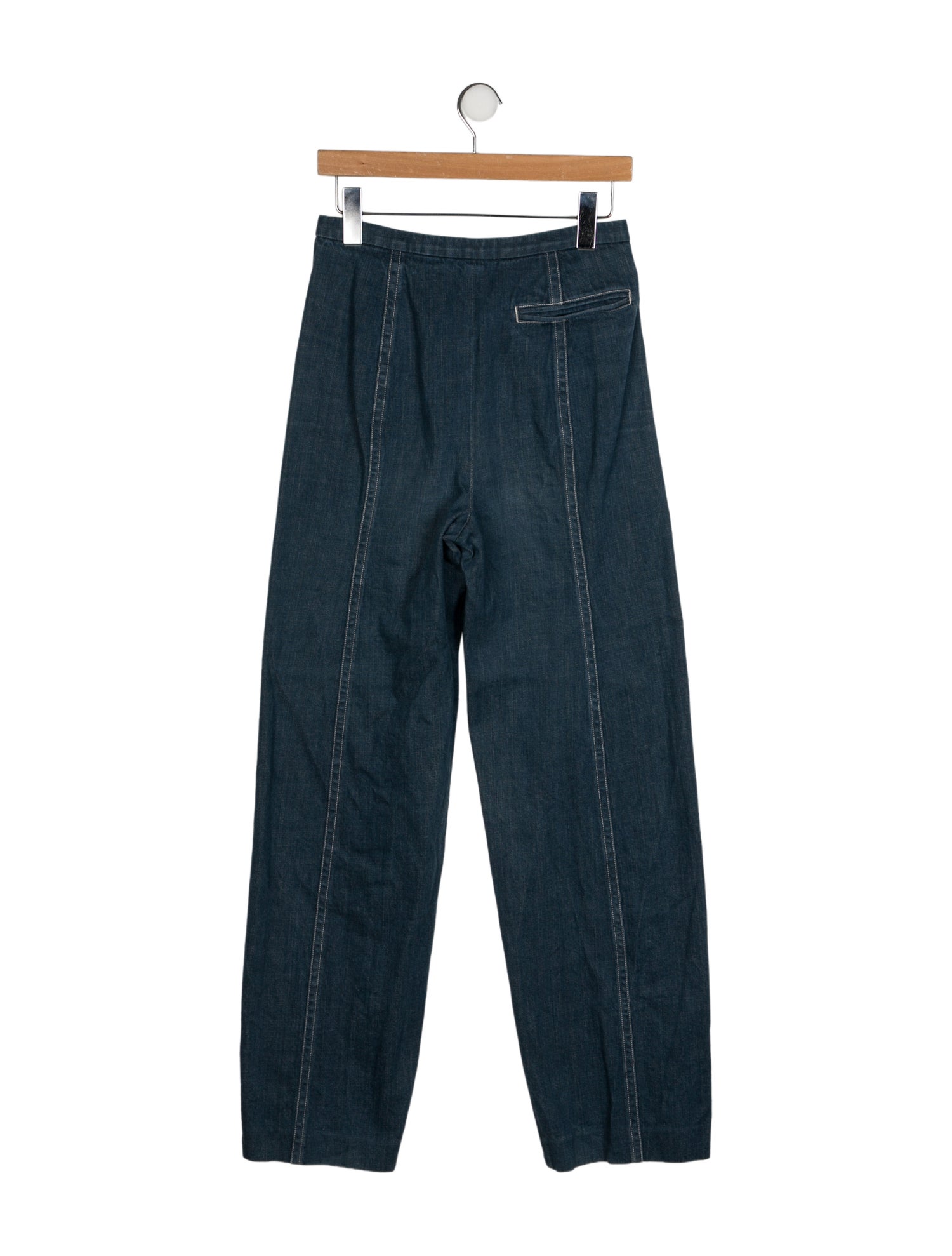 Lemaire High-Rise Straight Leg Jeans
