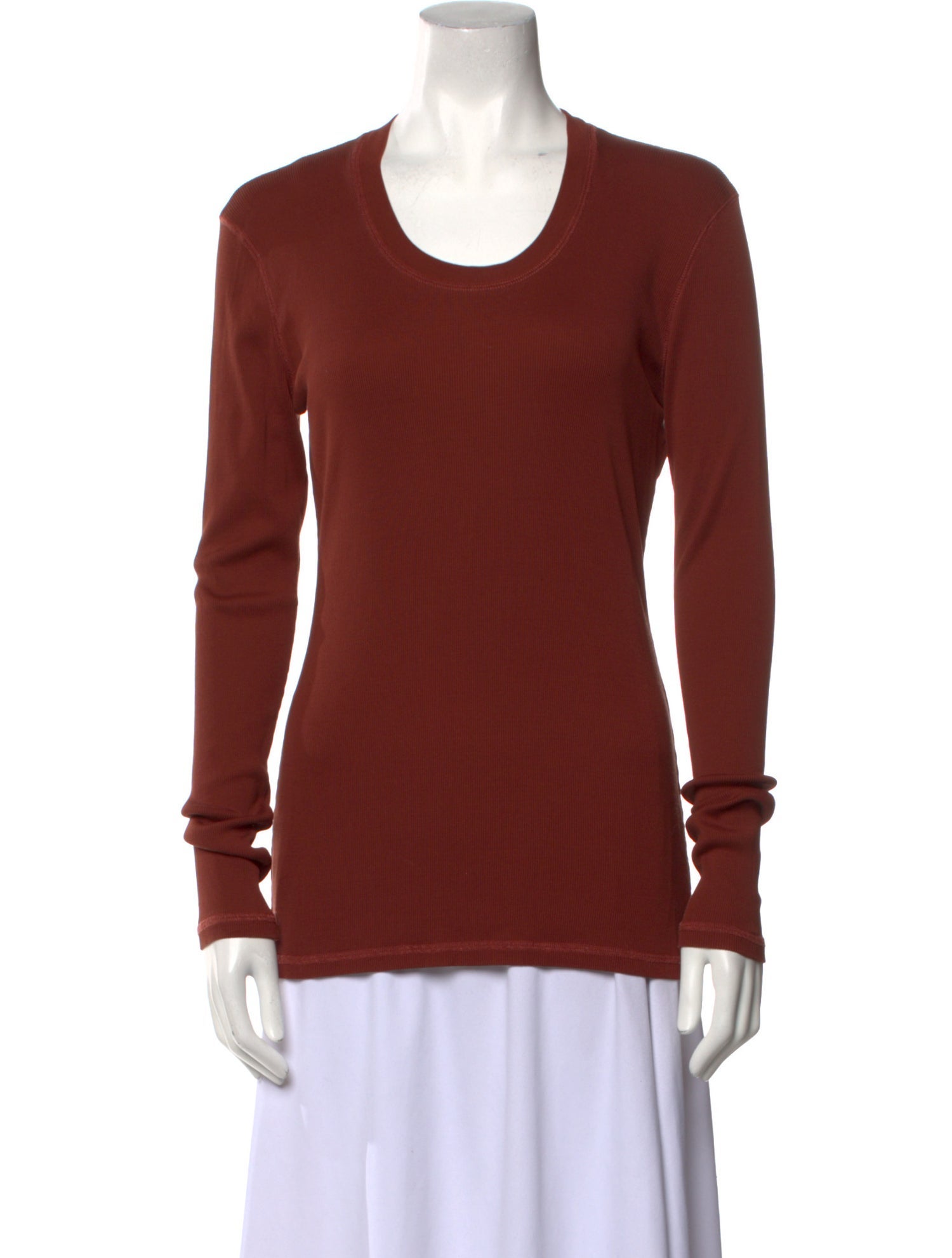 Lemaire Scoop Neck Long Sleeve Top