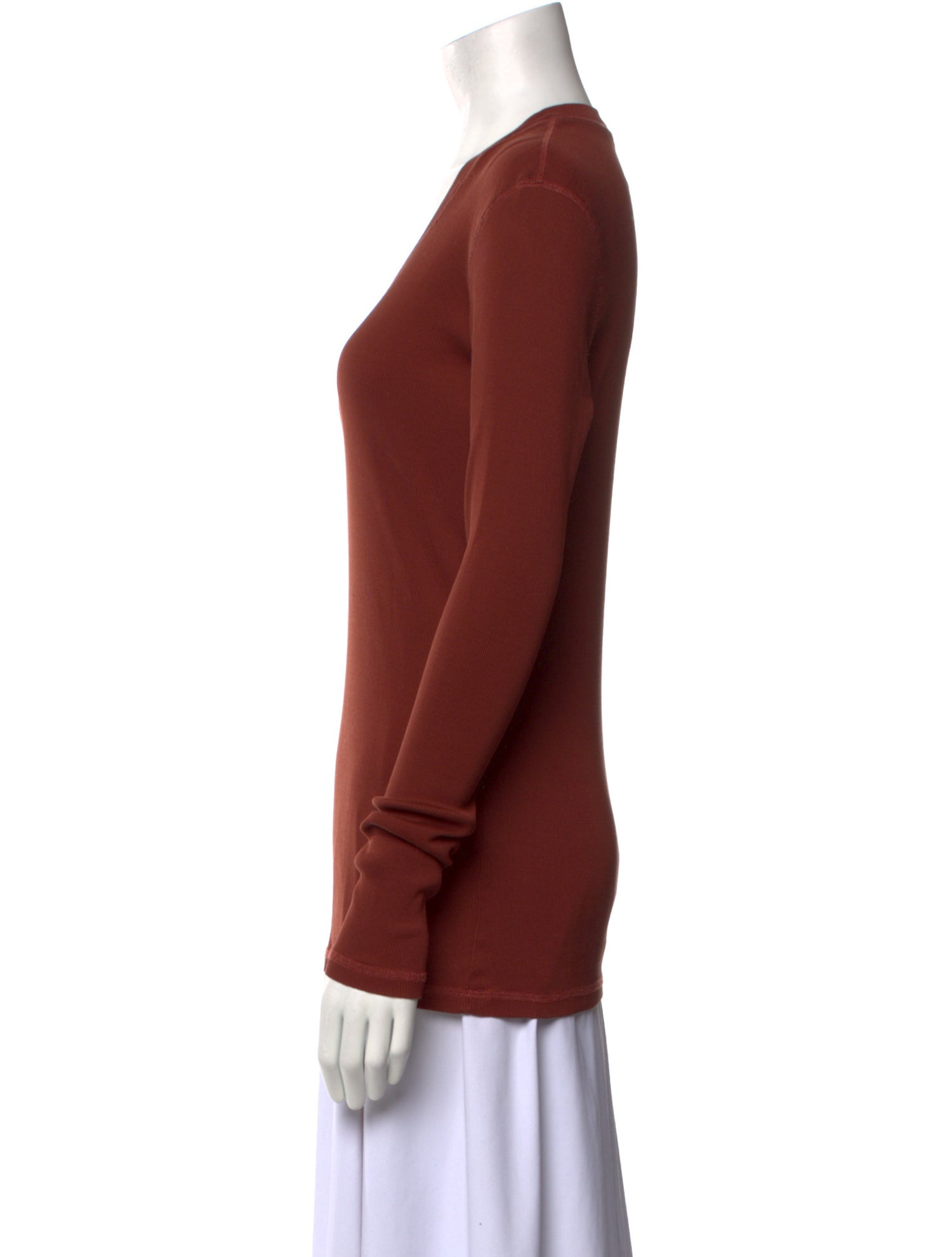 Lemaire Scoop Neck Long Sleeve Top
