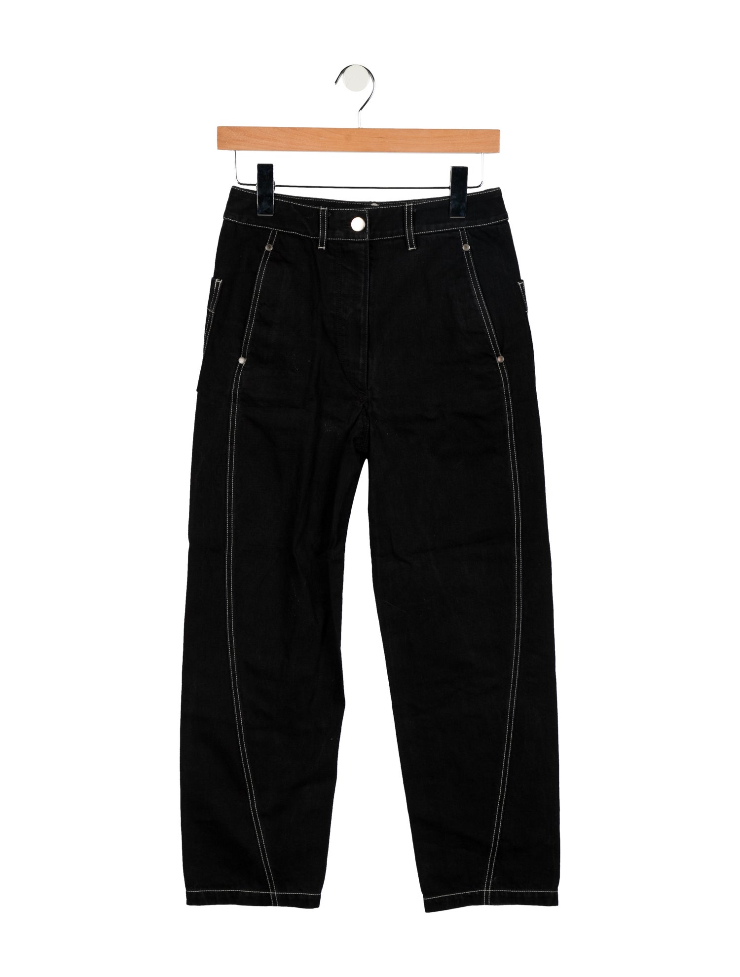 Lemaire High-Rise Straight Leg Jeans