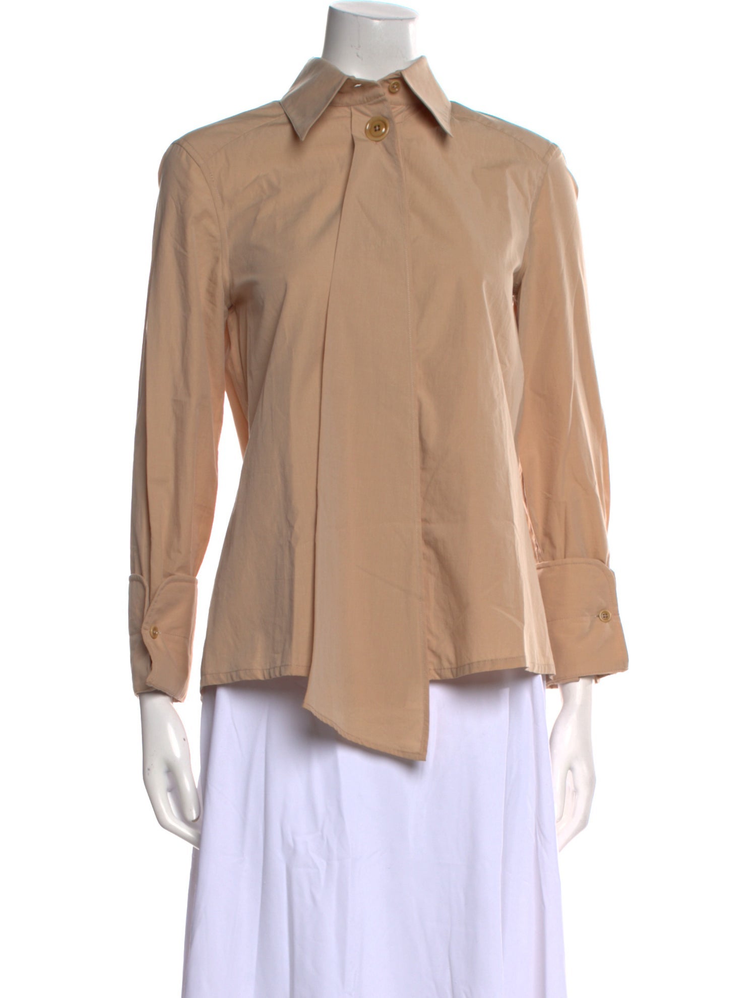 Lemaire Three-Quarter Sleeve Button-Up Top