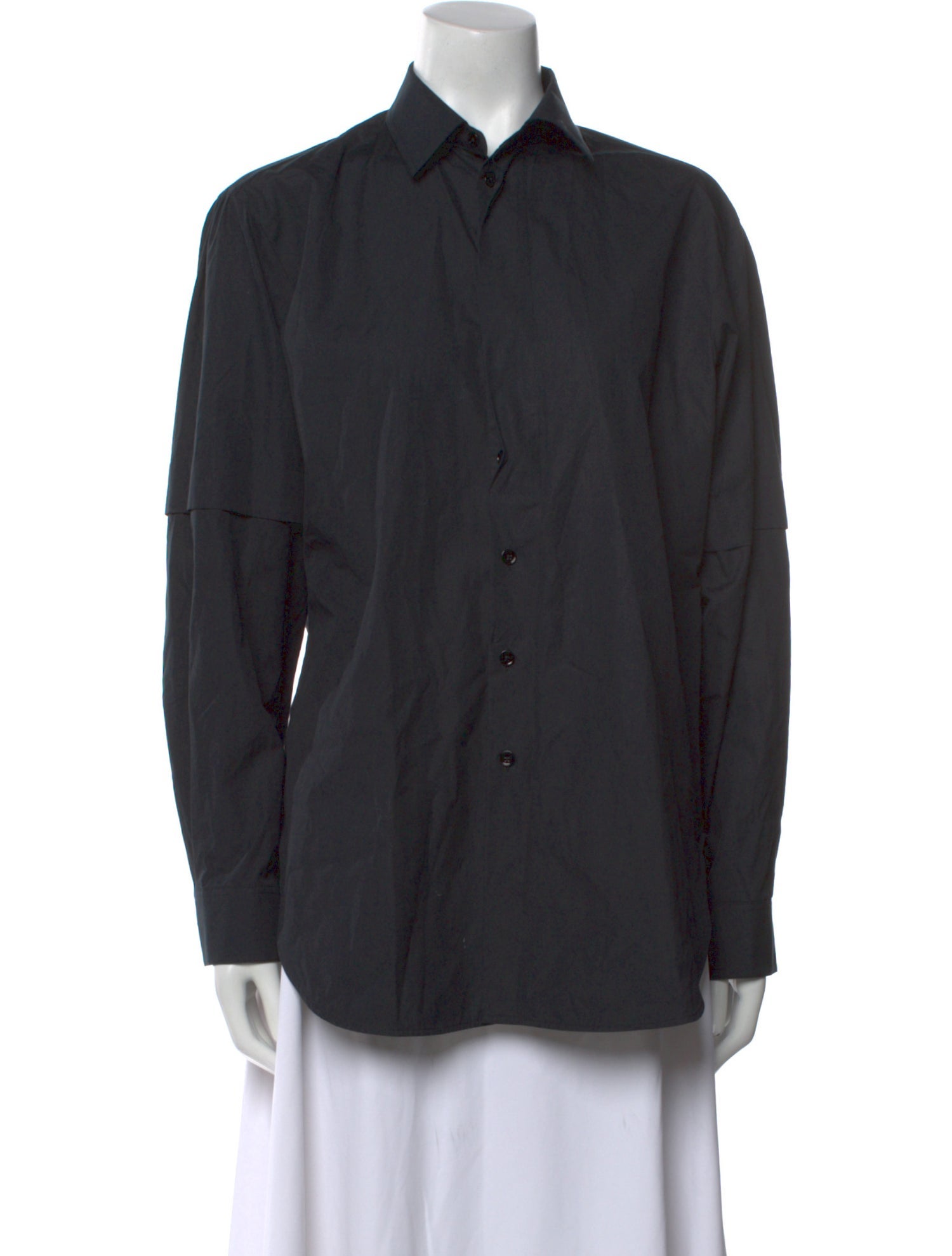 Lemaire Long Sleeve Button-Up Top