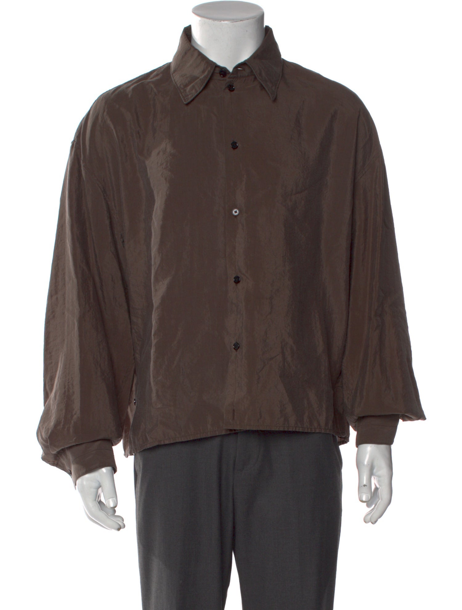 Lemaire Silk Long Sleeve Shirt