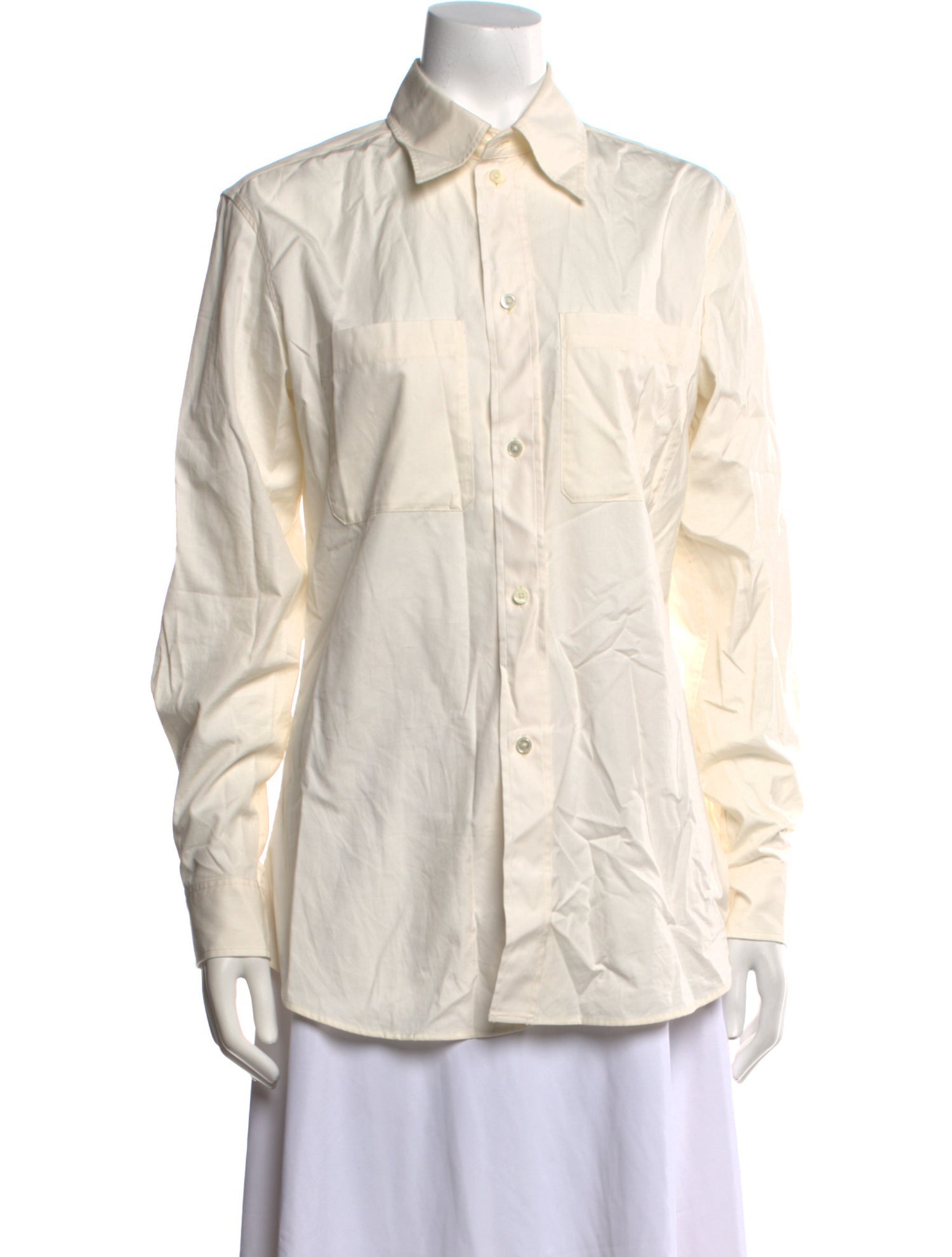 Lemaire Long Sleeve Button-Up Top