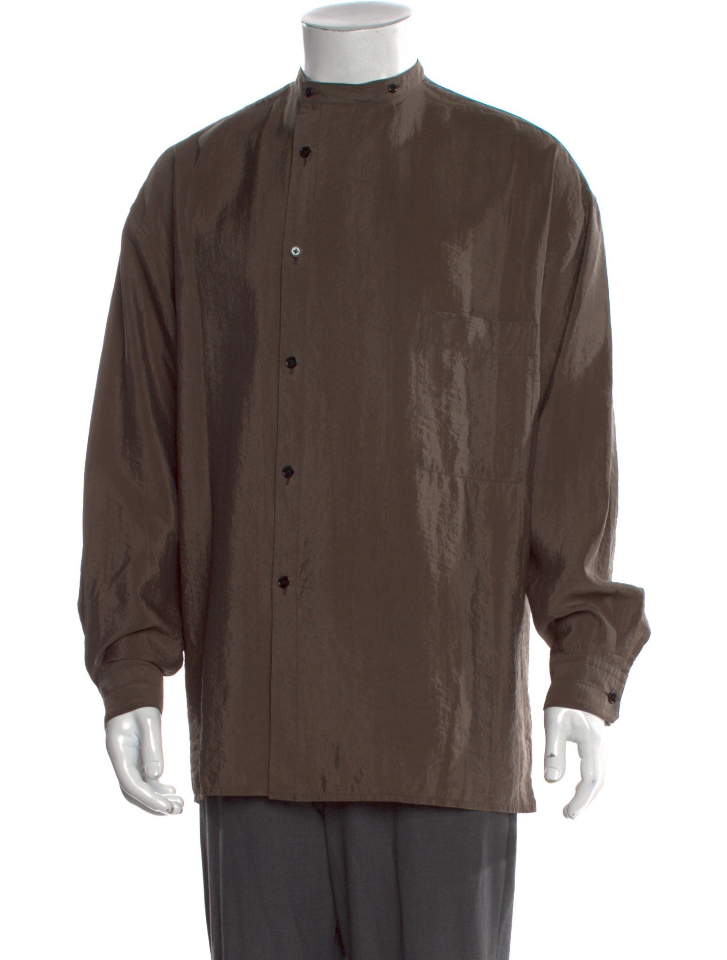 Lemaire Silk Long Sleeve Shirt