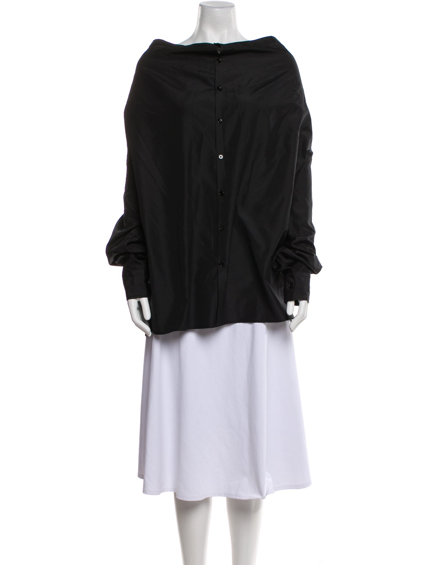 Lemaire Silk Mock Neck Tunic