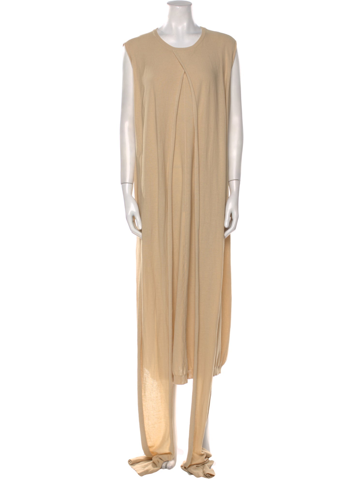 Lemaire Crew Neck Midi Length Dress