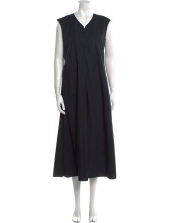 Lemaire V-Neck Long Dress