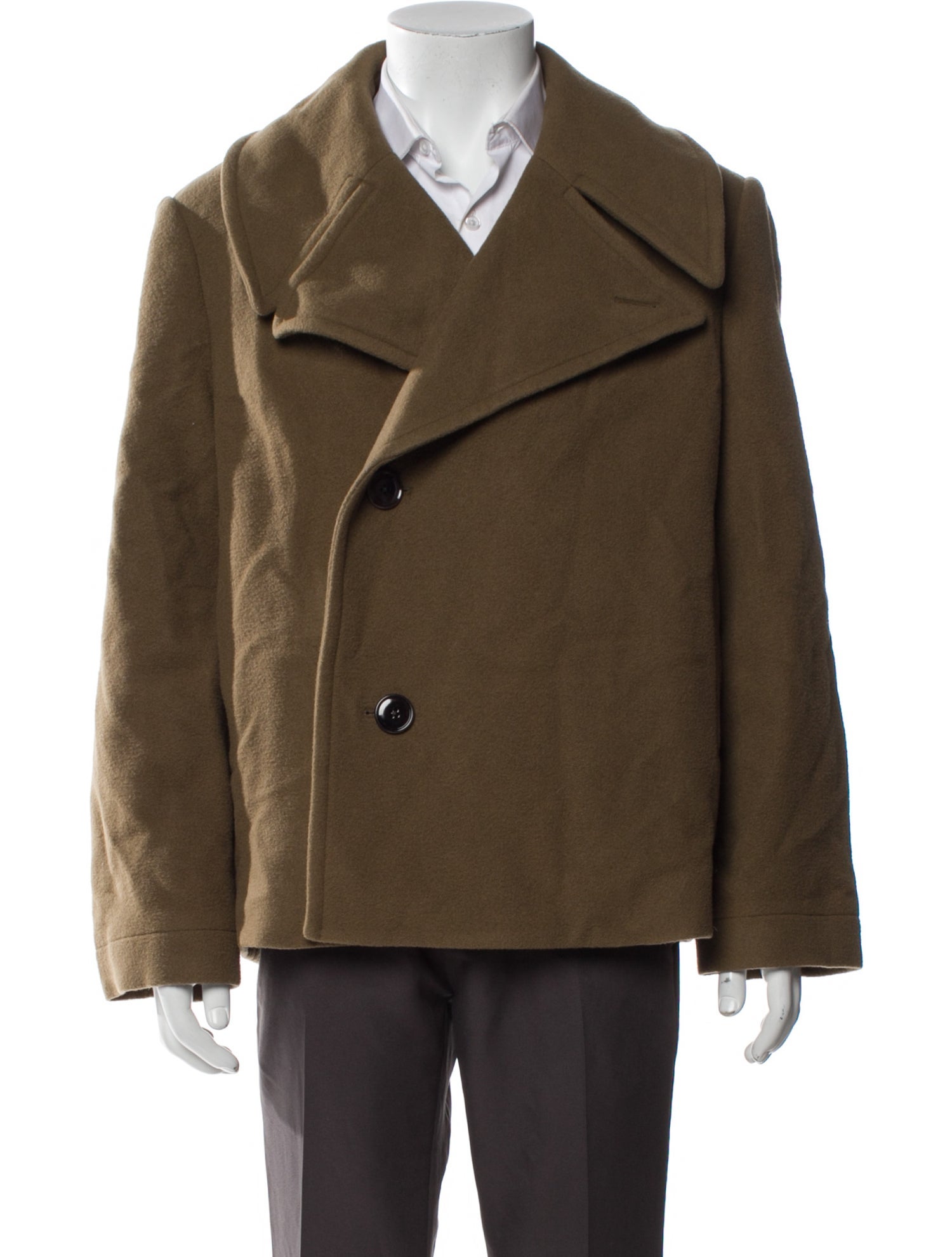 Lemaire Wool Peacoat