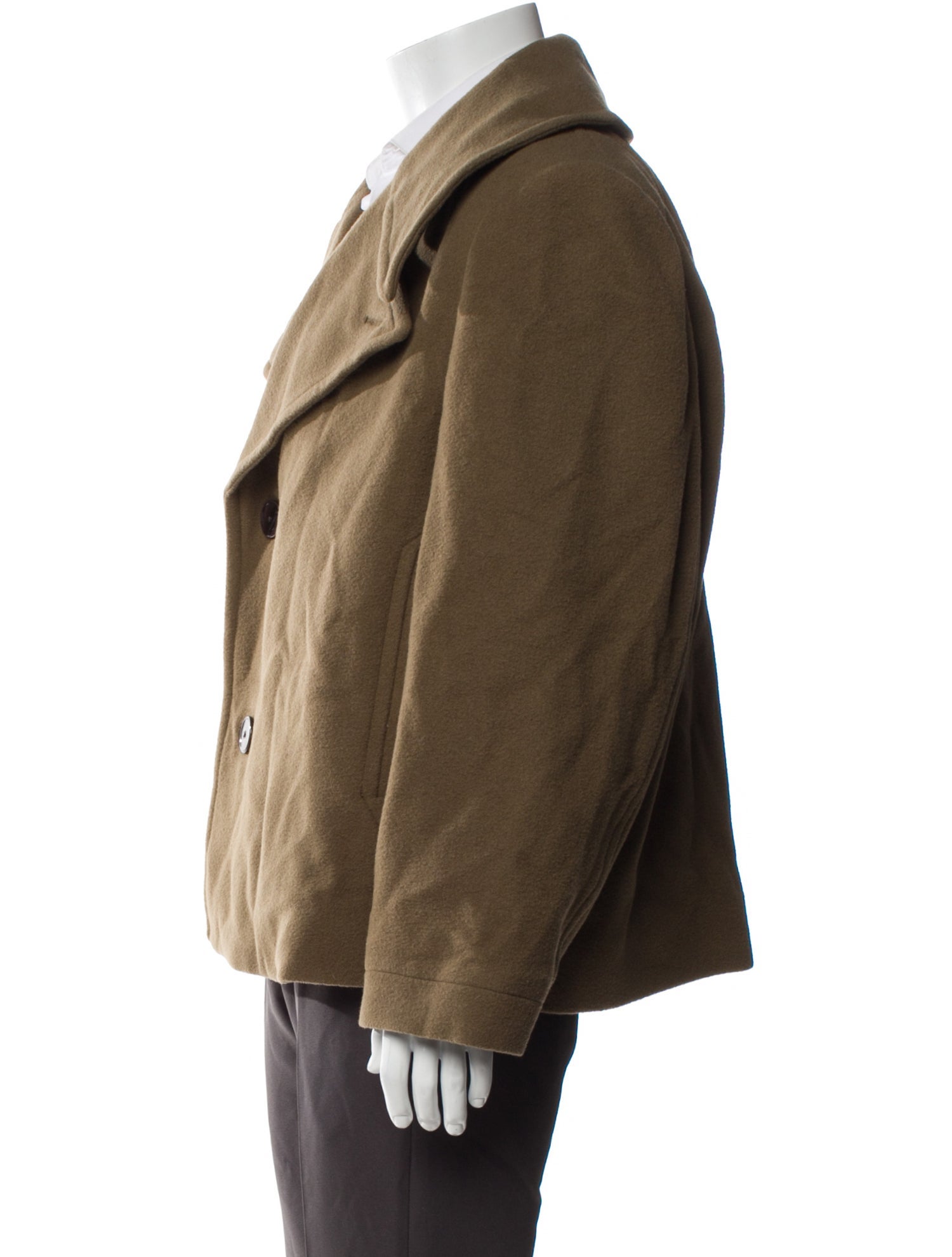 Lemaire Wool Peacoat