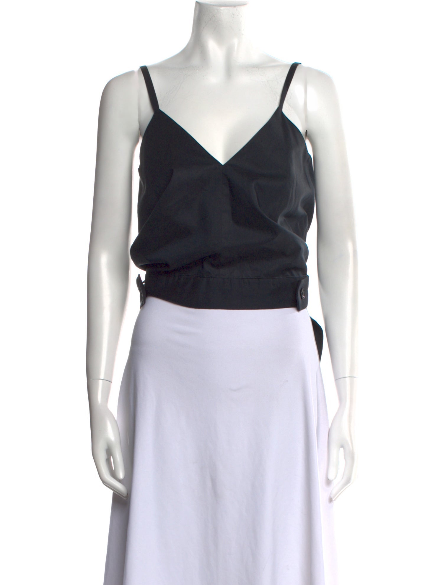 Lemaire V-Neck Sleeveless Crop Top