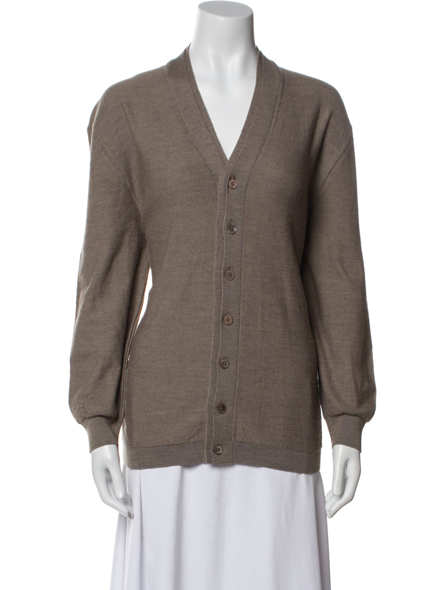 Lemaire Merino Wool V-Neck Sweater