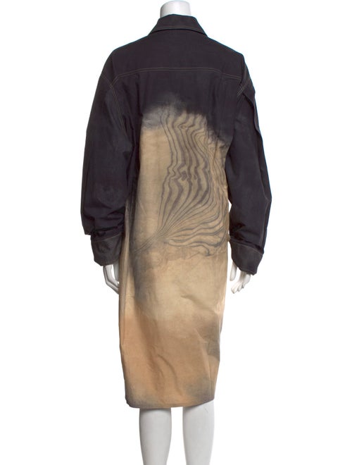 Lemaire Tie-Dye Print Midi Length Dress