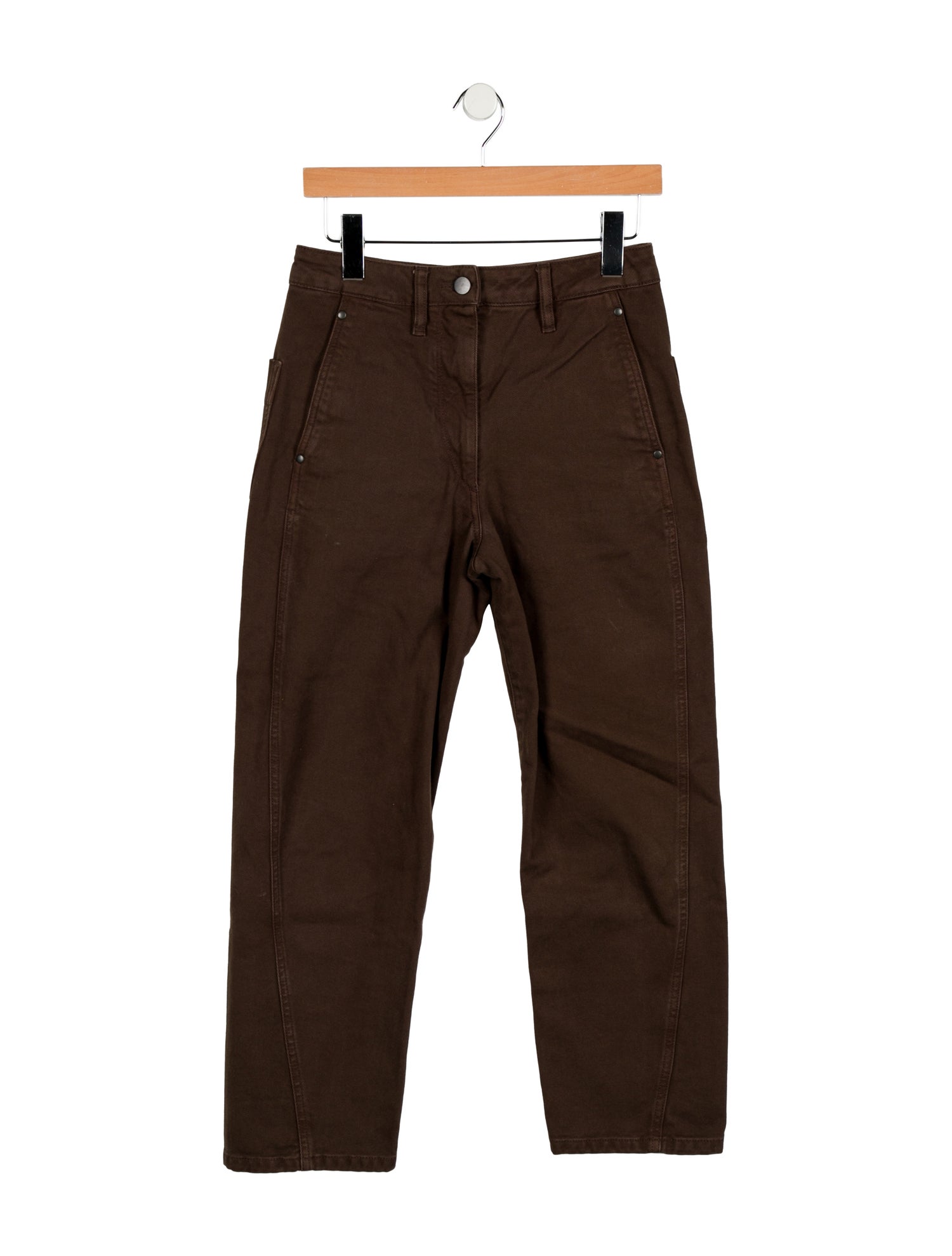 Lemaire High-Rise Straight Leg Jeans