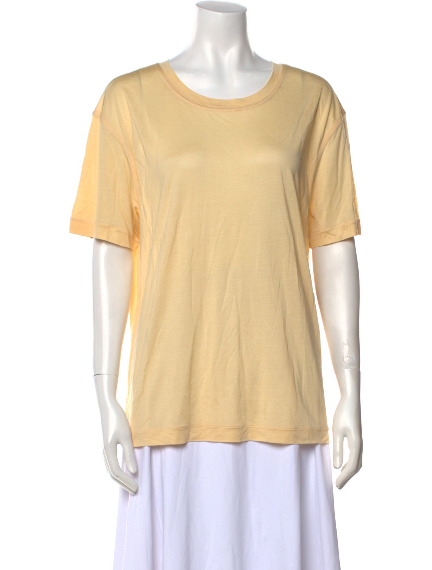 Lemaire Silk Scoop Neck T-Shirt