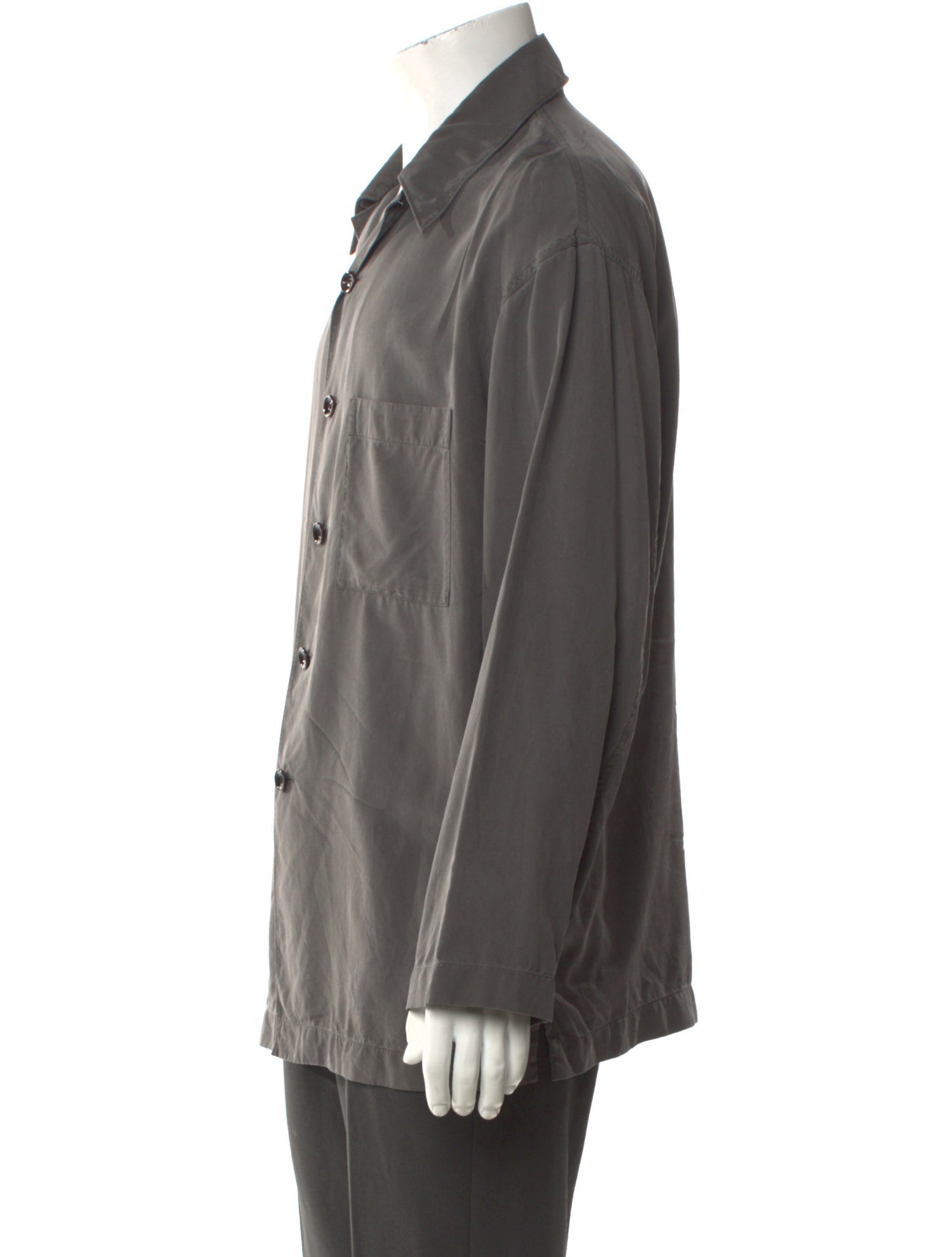 Lemaire Silk Long Sleeve Shirt