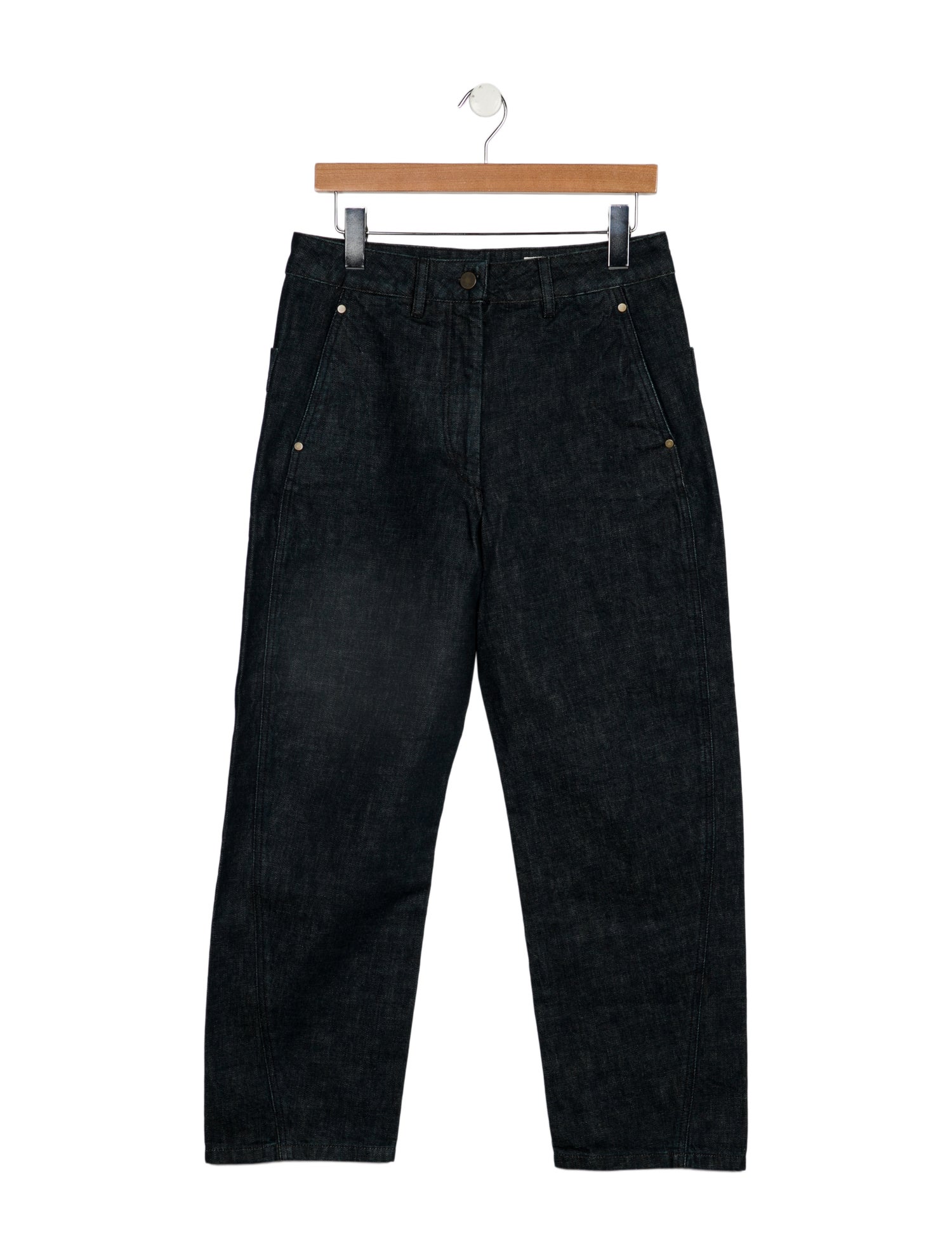 Lemaire High-Rise Straight Leg Jeans
