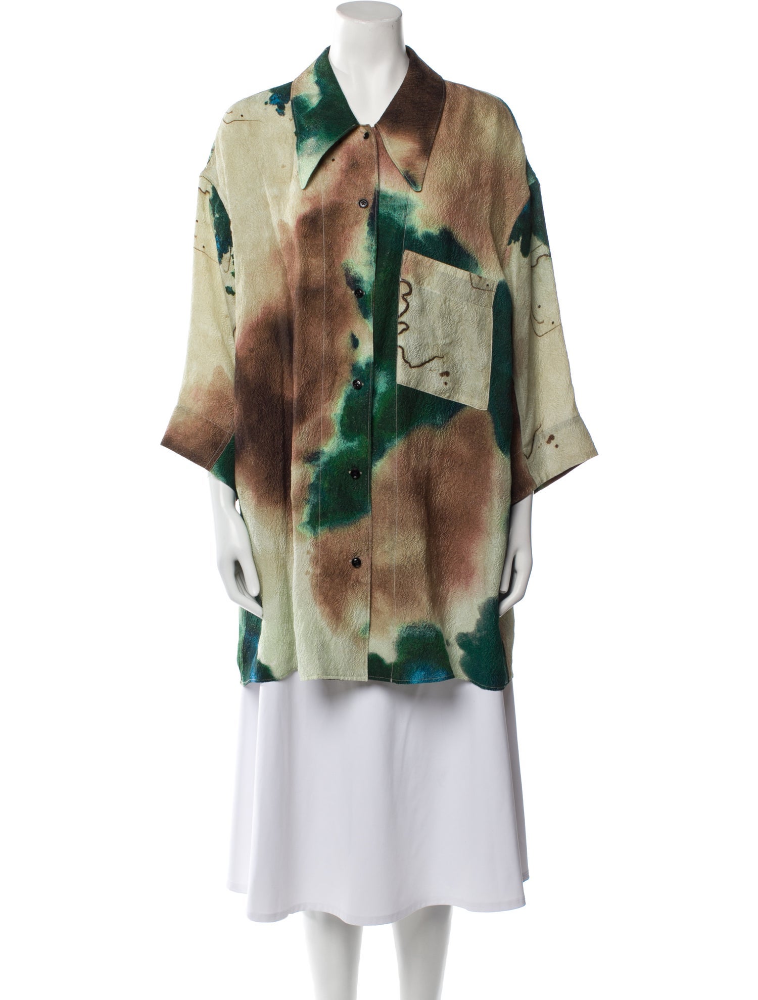 Lemaire Silk Printed Tunic