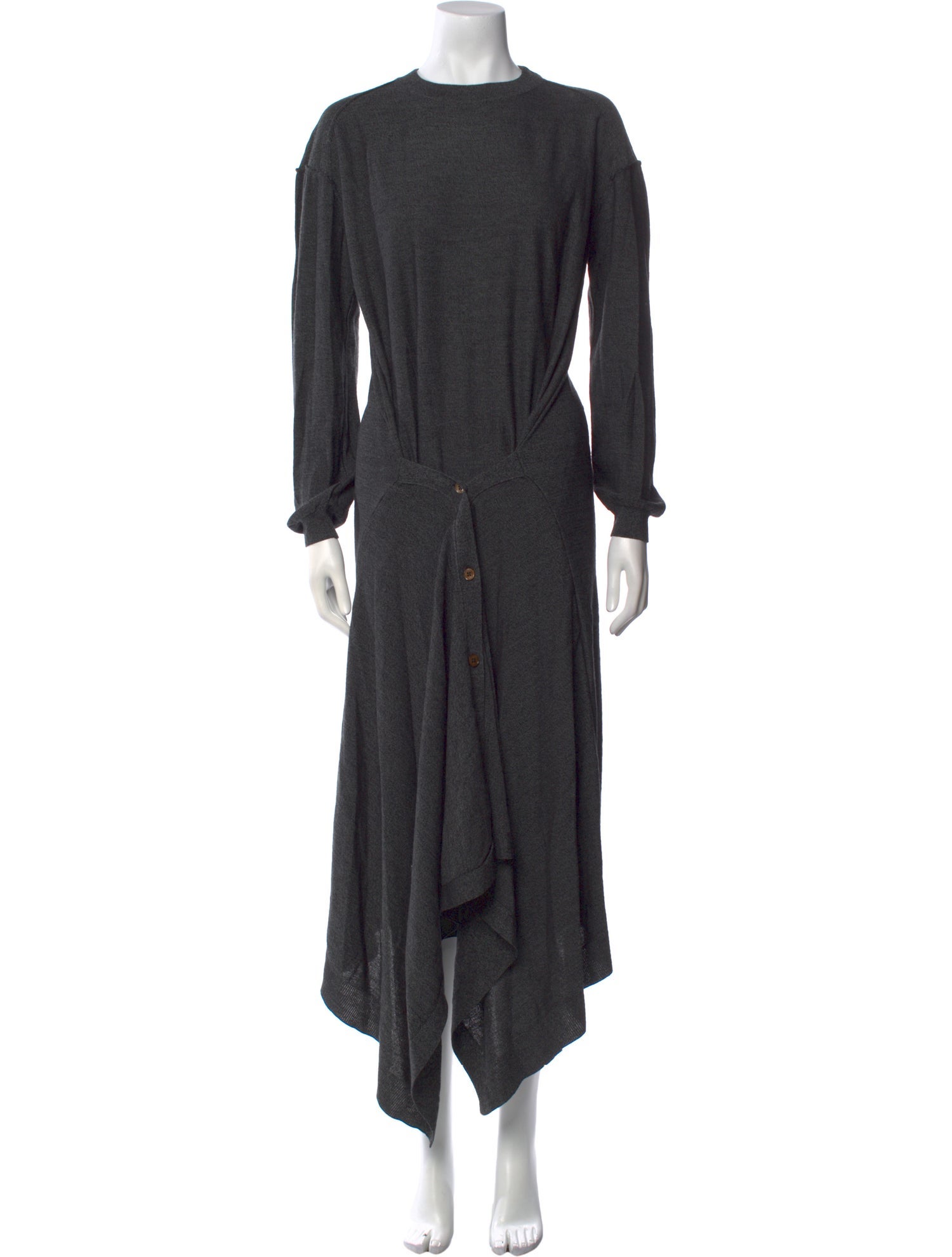 Lemaire Wool Midi Length Dress