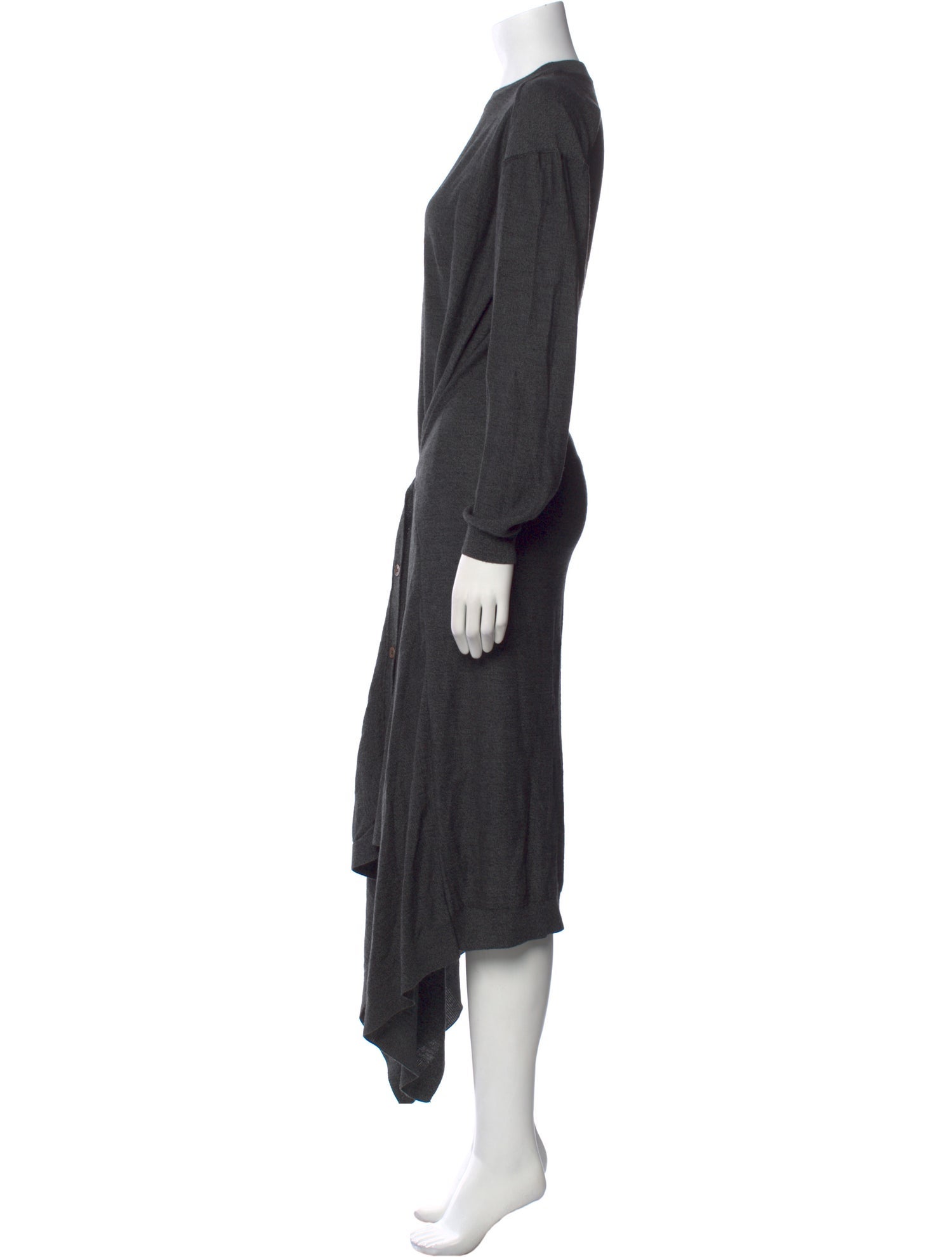 Lemaire Wool Midi Length Dress