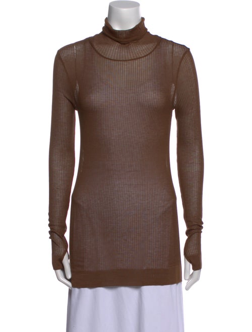Lemaire Mock Neck Long Sleeve Top