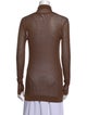 Lemaire Mock Neck Long Sleeve Top