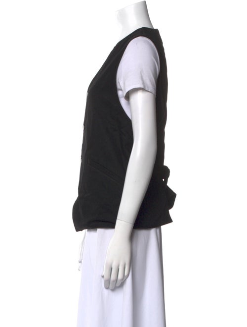 Lemaire V-Neck Short Sleeve Button-Up Top