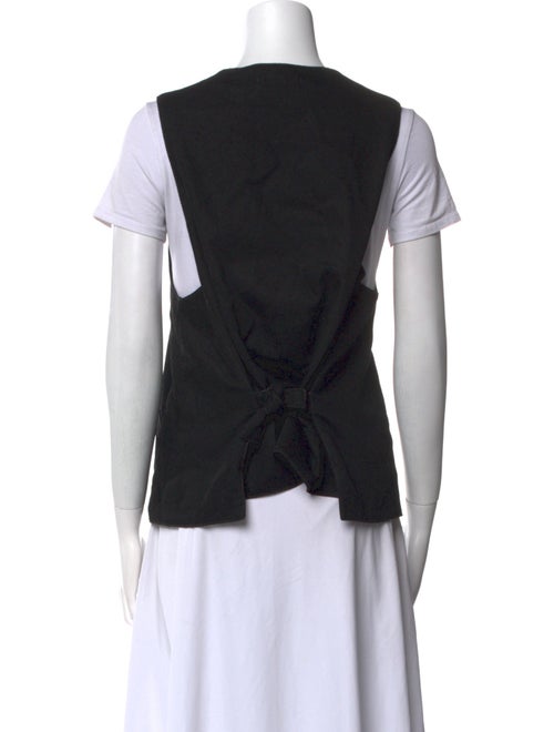 Lemaire V-Neck Short Sleeve Button-Up Top