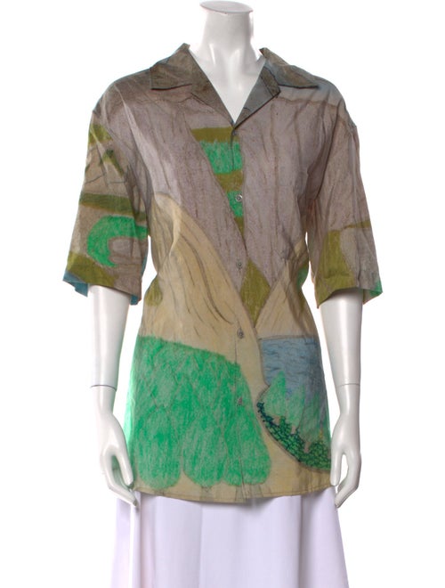 Lemaire Printed Three-Quarter Sleeve Tunic