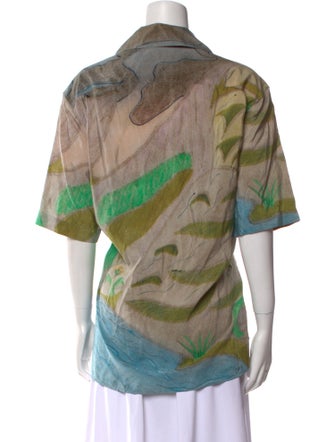 Lemaire Printed Three-Quarter Sleeve Tunic