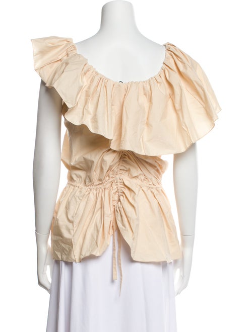 Lemaire Off-The-Shoulder Short Sleeve Blouse