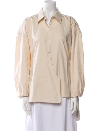 Lemaire Long Sleeve Button-Up Top