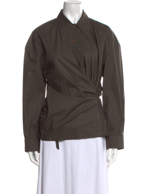 Lemaire Long Sleeve Button-Up Top