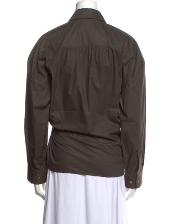 Lemaire Long Sleeve Button-Up Top