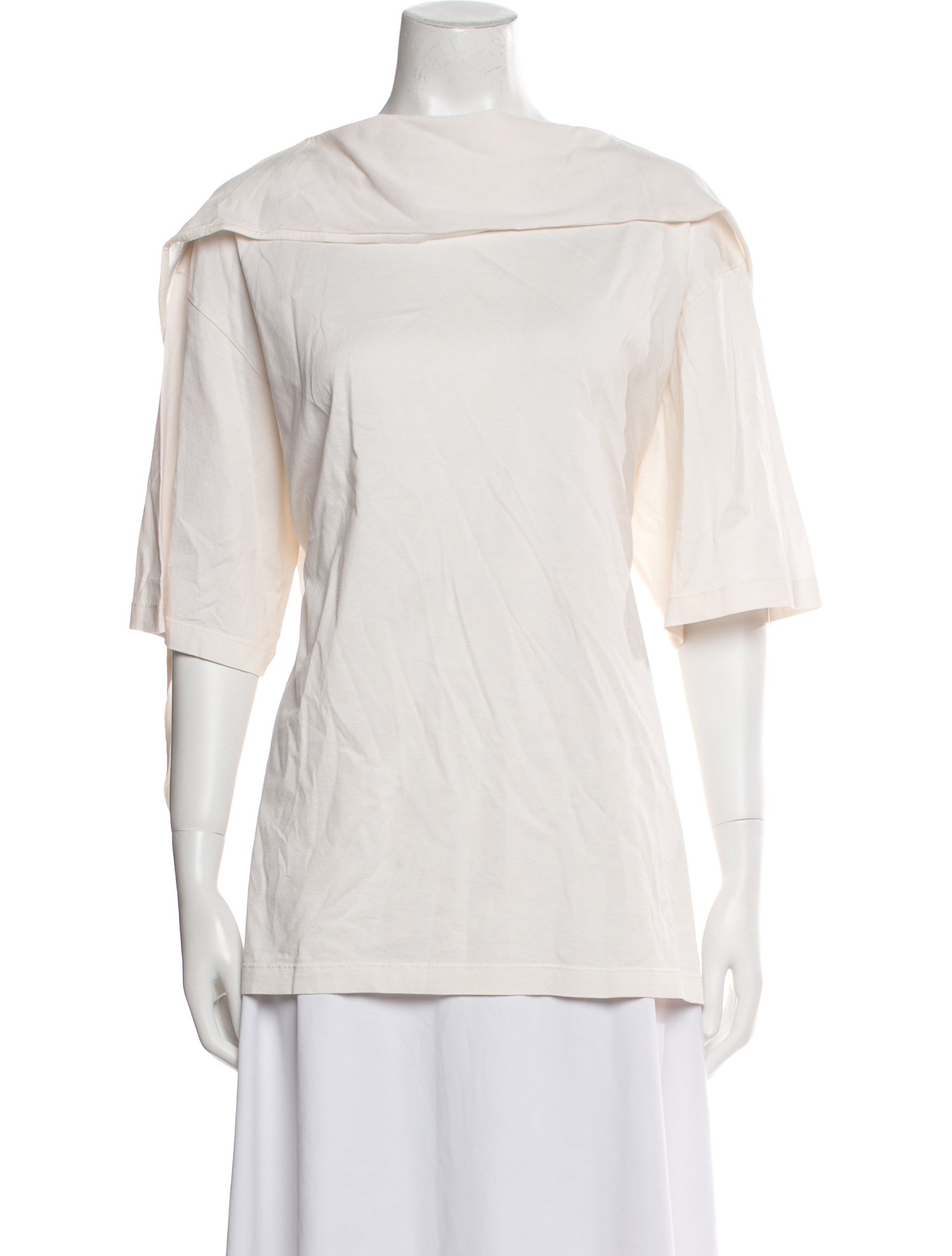 Lemaire Bateau Neckline Short Sleeve T-Shirt