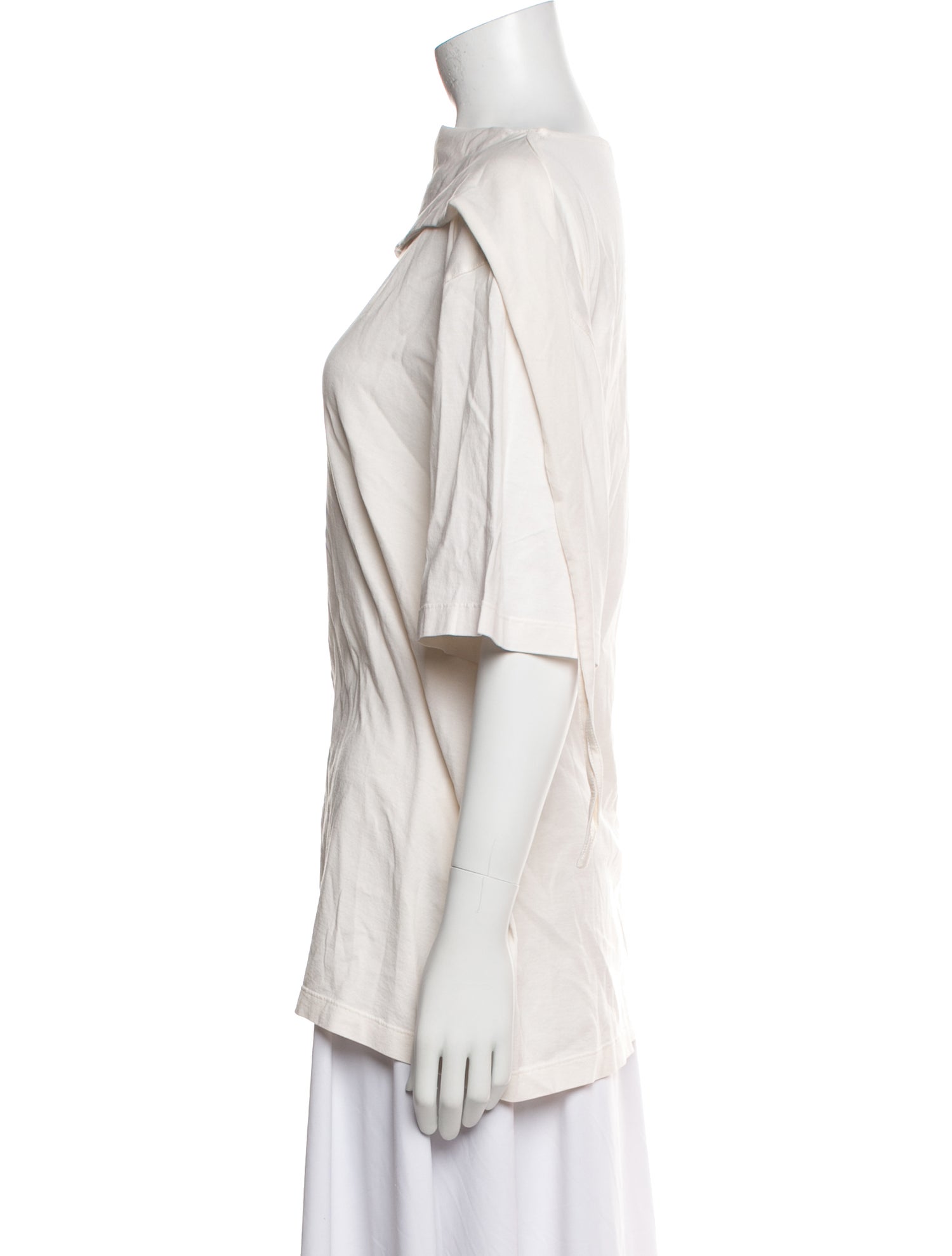 Lemaire Bateau Neckline Short Sleeve T-Shirt