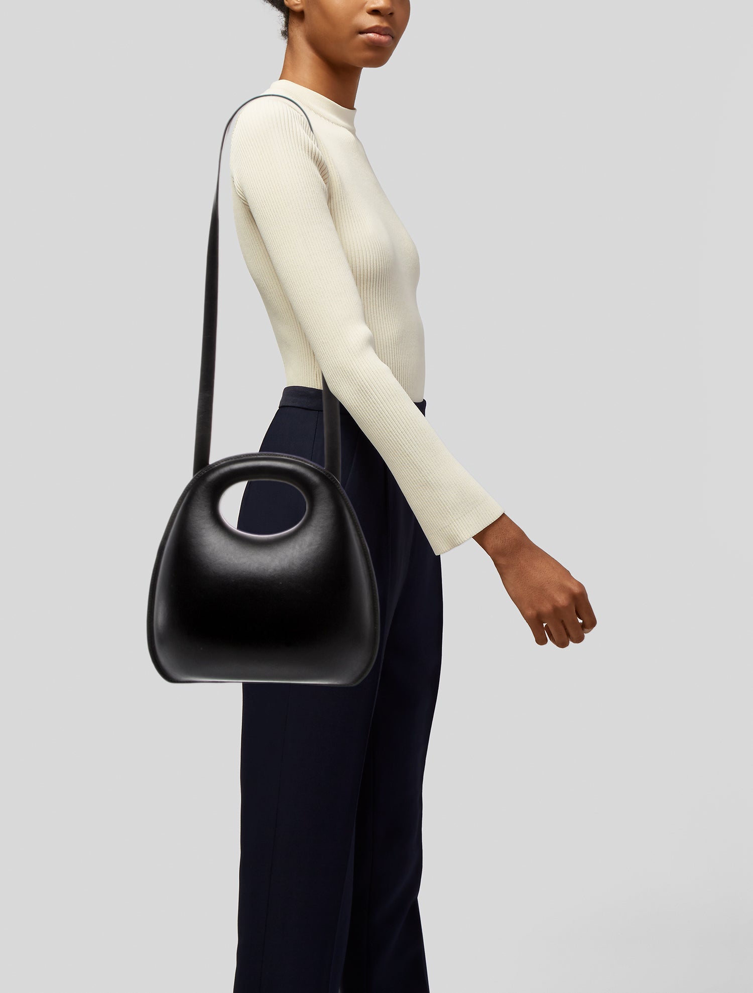 Lemaire Leather Top Handle Bag