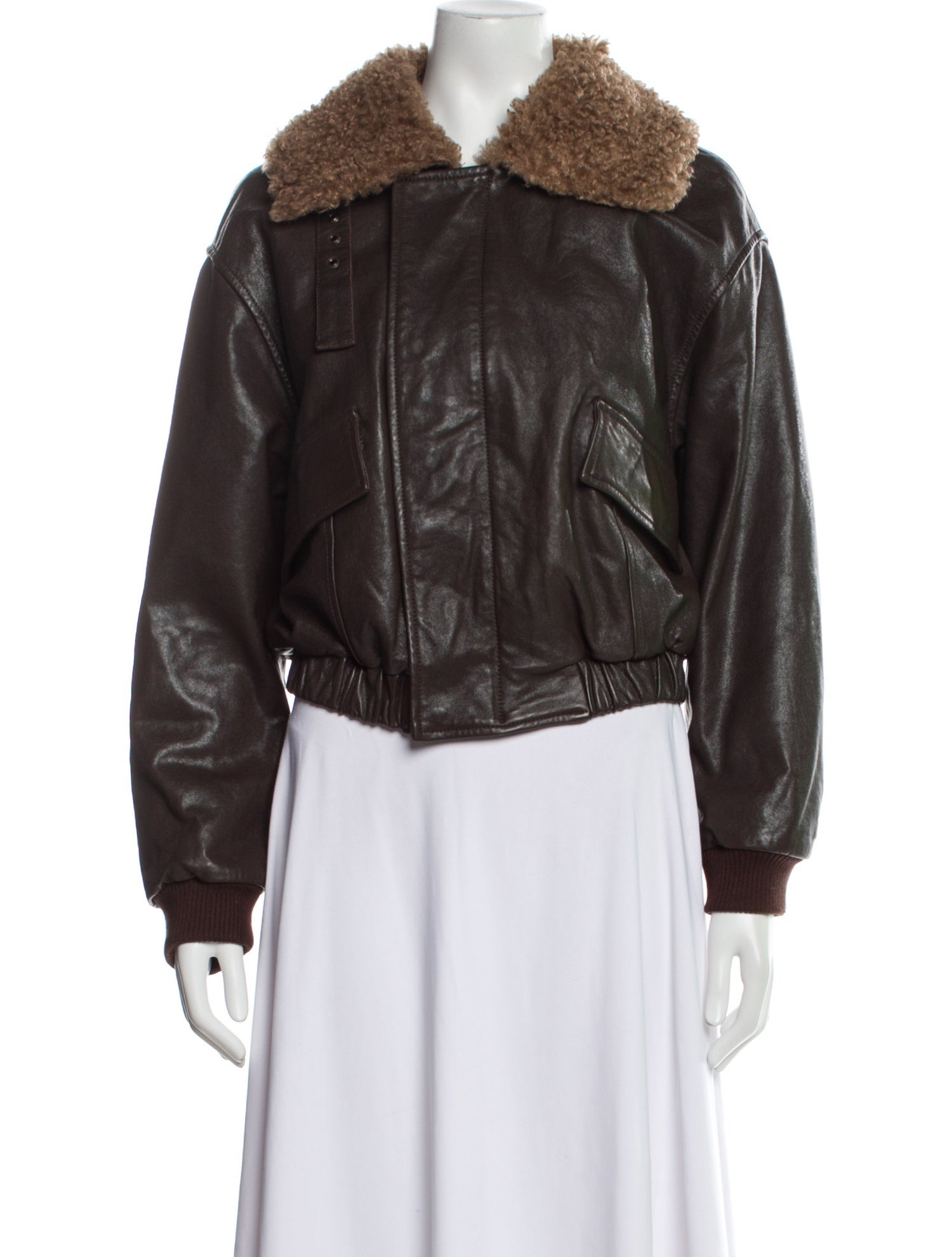 Lemaire Lamb Leather Down Jacket