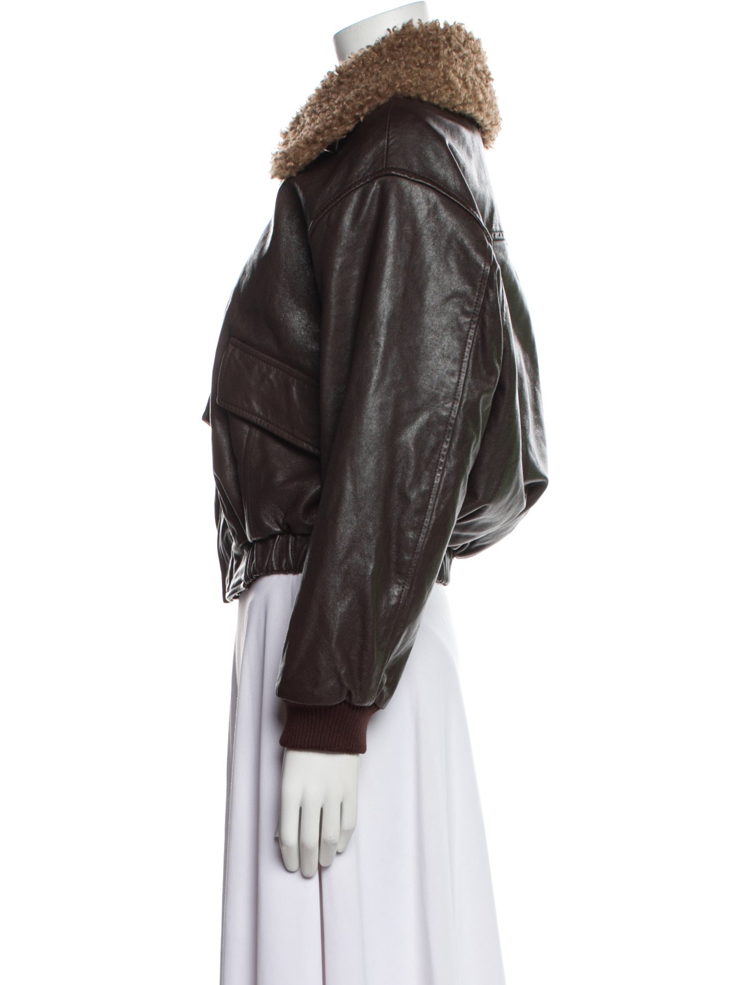 Lemaire Lamb Leather Down Jacket